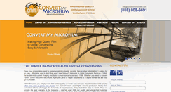 Desktop Screenshot of convertmymicrofilm.com